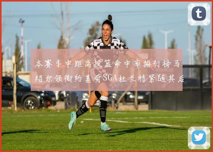 本赛季中距离投篮命中率排行榜马绍尔领衔约基奇SGA杜兰特紧随其后